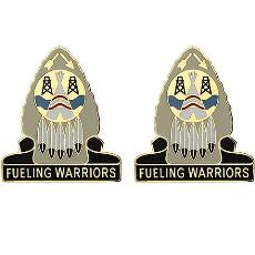 164th Quartermaster Group Unit Crest (Fueling Warriors)